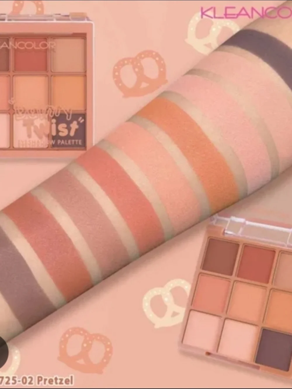 Kleancolor Dainty Twist Eyeshadow Palette - Pretzel 0.24oz BNIB Discontinued
